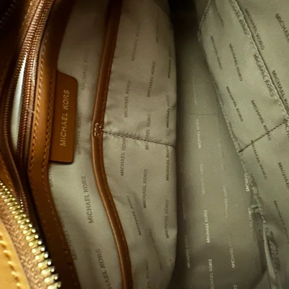 Michael Kors Tan Leather Tote - Picture 9 of 9